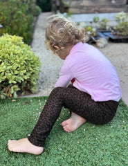 Espresso Leopard SoftMark Toddler Legging