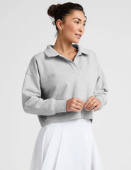 LuxeFleece™ Collared Sweatshirt