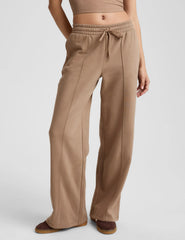 LuxeFleece™ Pintuck Wide Leg Pant