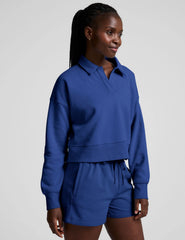 LuxeFleece™ Collared Sweatshirt