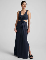 Maxi Around The World Front Twist Dress