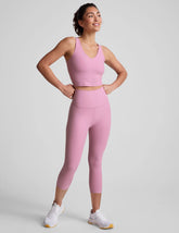 Spacedye™ Walk And Talk High Waisted Capri Legging