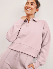 LuxeFleece™ Collared Sweatshirt