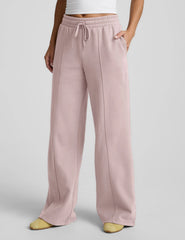 LuxeFleece™ Pintuck Wide Leg Pant