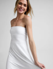 Featherweight Strapless Maxi Dress