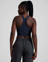 Refocus Ribbed Cropped Tank