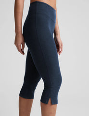 Spacedye™ Mid-Rise Slit Pedal Pusher Legging
