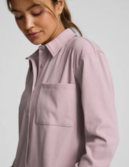 Breathe Easy Comfort Cord Button Up