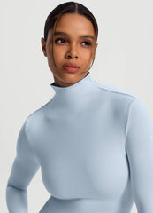 Mock Neck Long Sleeve Top