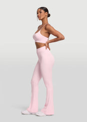 High-Waisted Flared Leggings