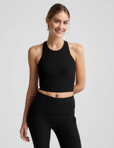Spacedye™ High Neck Cropped Tank