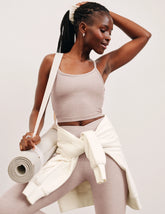 Spacedye™ Slim Racerback Cropped Tank