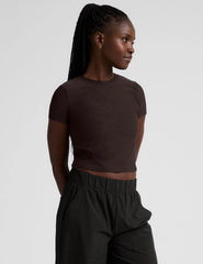 Featherweight Cropped Tee
