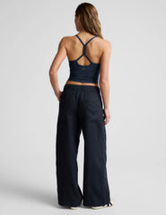 SoftWash Linen Easy Wide Leg Pant 31"