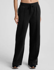 LuxeFleece™ Pintuck Wide Leg Pant