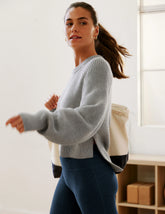 Ready For Anywhere Hi Lo Sweater