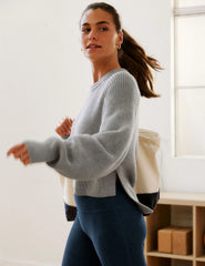 Ready For Anywhere Hi Lo Sweater