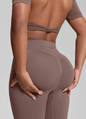 SculptMe High Waisted Butt Lifting Tummy Control Shaping Training Leggings