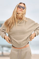 Muse Crew Neck Pullover - Gravel Heather