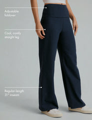 Spacedye™ Foldover Wide Leg Pant