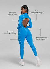 Contour Stitch Catsuit
