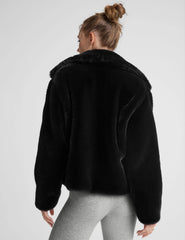 On The List Faux Fur Jacket
