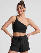Spacedye™ One Shoulder Long Line Bra