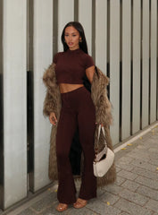 Contour Stitch Crop Top