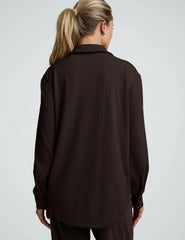 Breathe Easy Ribbed Front Shirt
