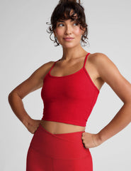 Spacedye™ Slim Racerback Cropped Tank