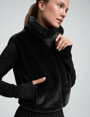 On The List Faux Fur Vest