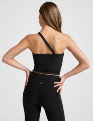 Spacedye™ Outset One Shoulder Cropped Tank