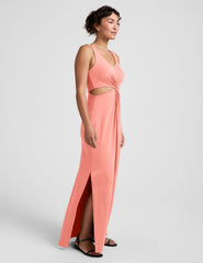 Maxi Around The World Front Twist Dress