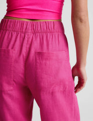 SoftWash Linen Easy Wide Leg Pant 31"