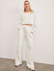 LuxeFleece™ Pintuck Wide Leg Pant