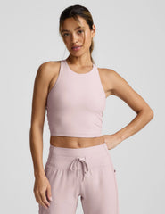 Spacedye™ High Neck Cropped Tank