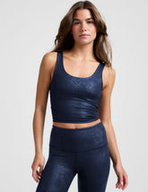 PowerShine Viper Print Cropped Tank