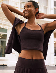 Spacedye™ Slim Racerback Cropped Tank