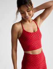 SoftShine Slim Racerback High Cropped Tank