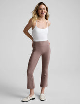 Spacedye™ Pintuck Kick Flare High Waisted Pant
