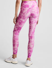 Sunset Violet Icedye SoftMark High Waisted Midi Legging