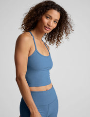 Spacedye™ Slim Racerback Cropped Tank