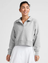 LuxeFleece™ Collared Sweatshirt