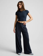 Elasticated Wide Leg Pant 31"