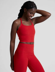 Spacedye™ Slim Racerback Cropped Tank