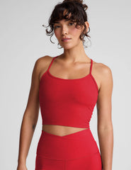Spacedye™ Slim Racerback Cropped Tank
