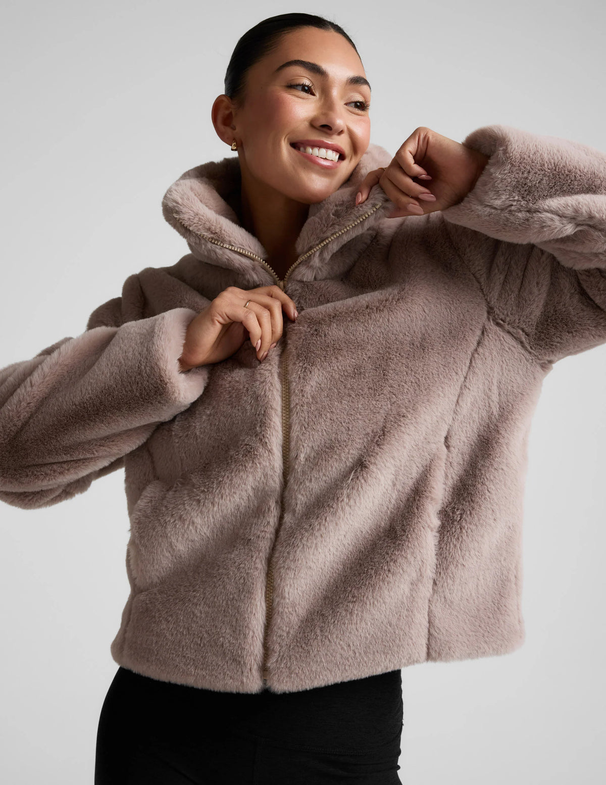 On The List Faux Fur Jacket