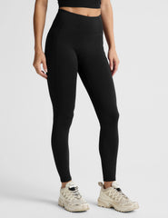 Pacer Fleece-Backed Zip Pocket Full Length Legging