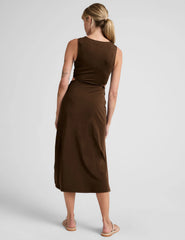 Around The World Front Twist Dress