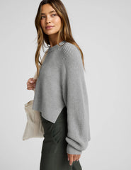 Ready For Anywhere Hi Lo Sweater